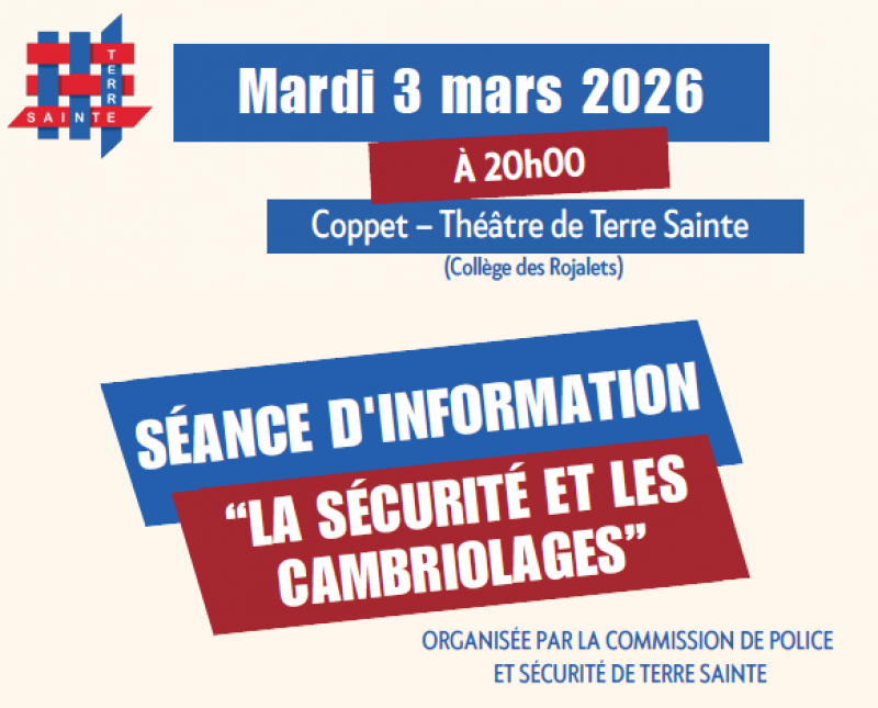 Séance d'information - 3 mars 2026 - 